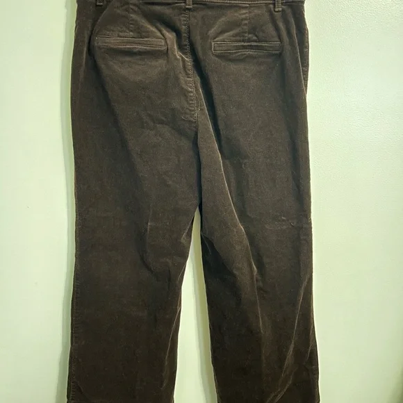 LOFT Brown Wide Leg Pants 12P - Picture 5 of 6